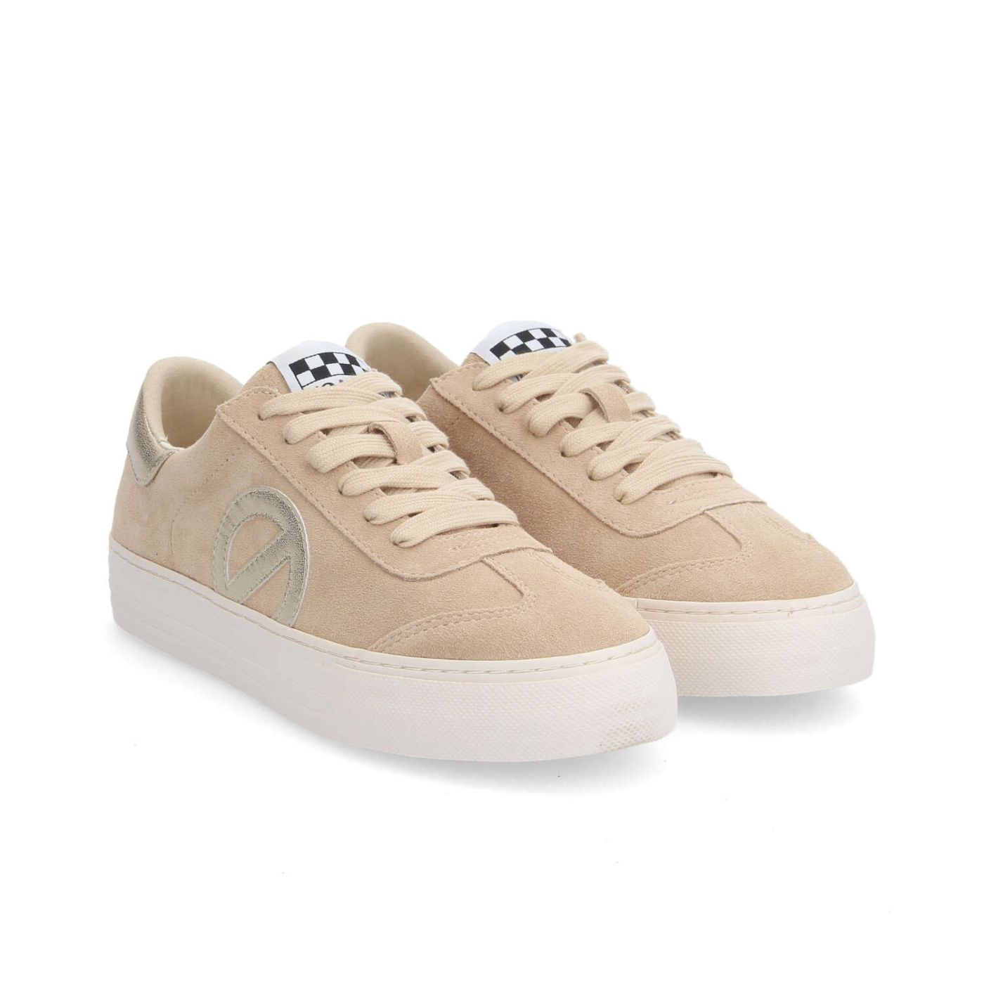 ARCADE TOE SIDE W - SUEDE/GLOW - BLANC CASSE/OR